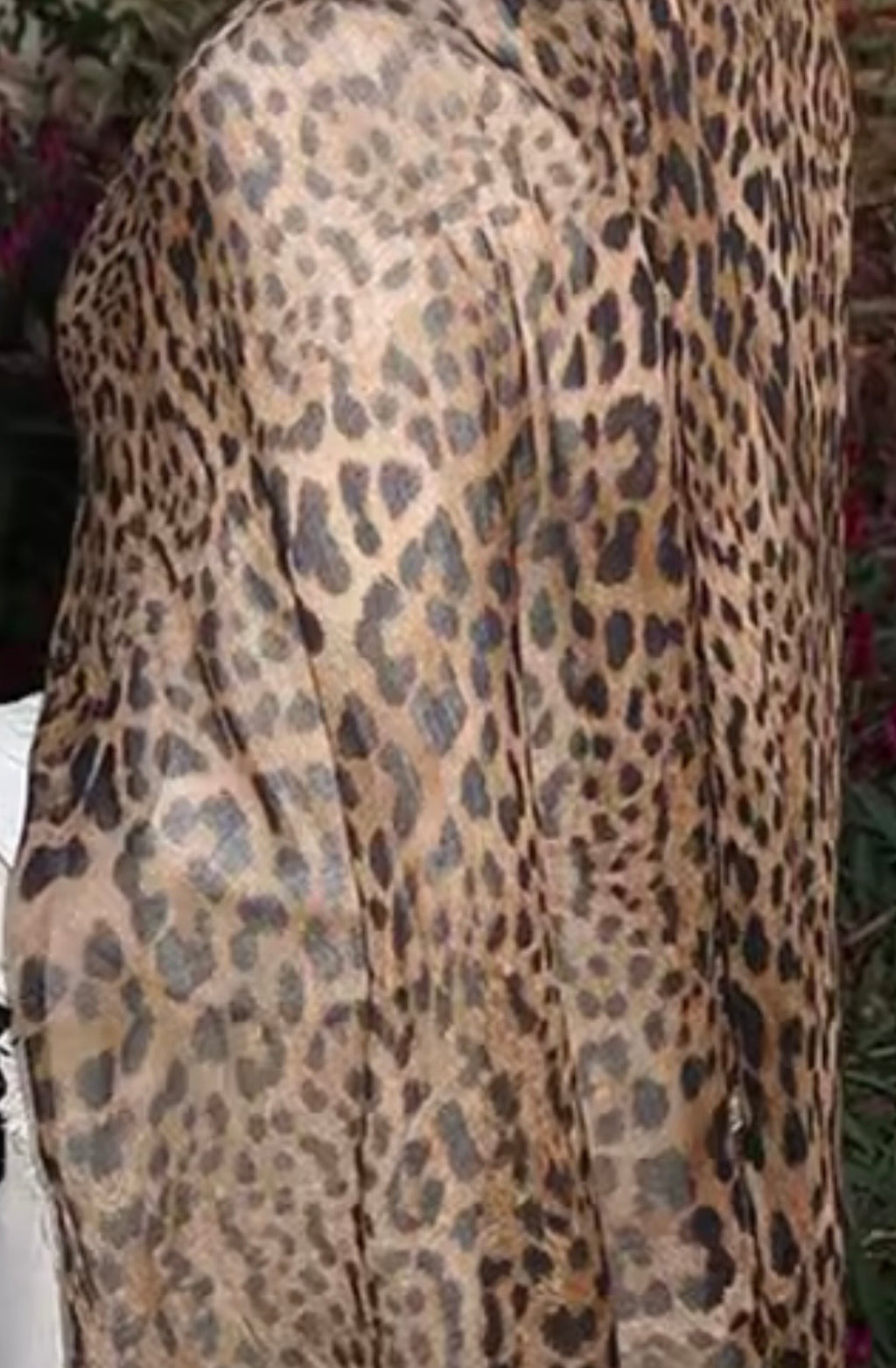 Leopard Print Chiffon Hijab – Lightweight Everyday Wear