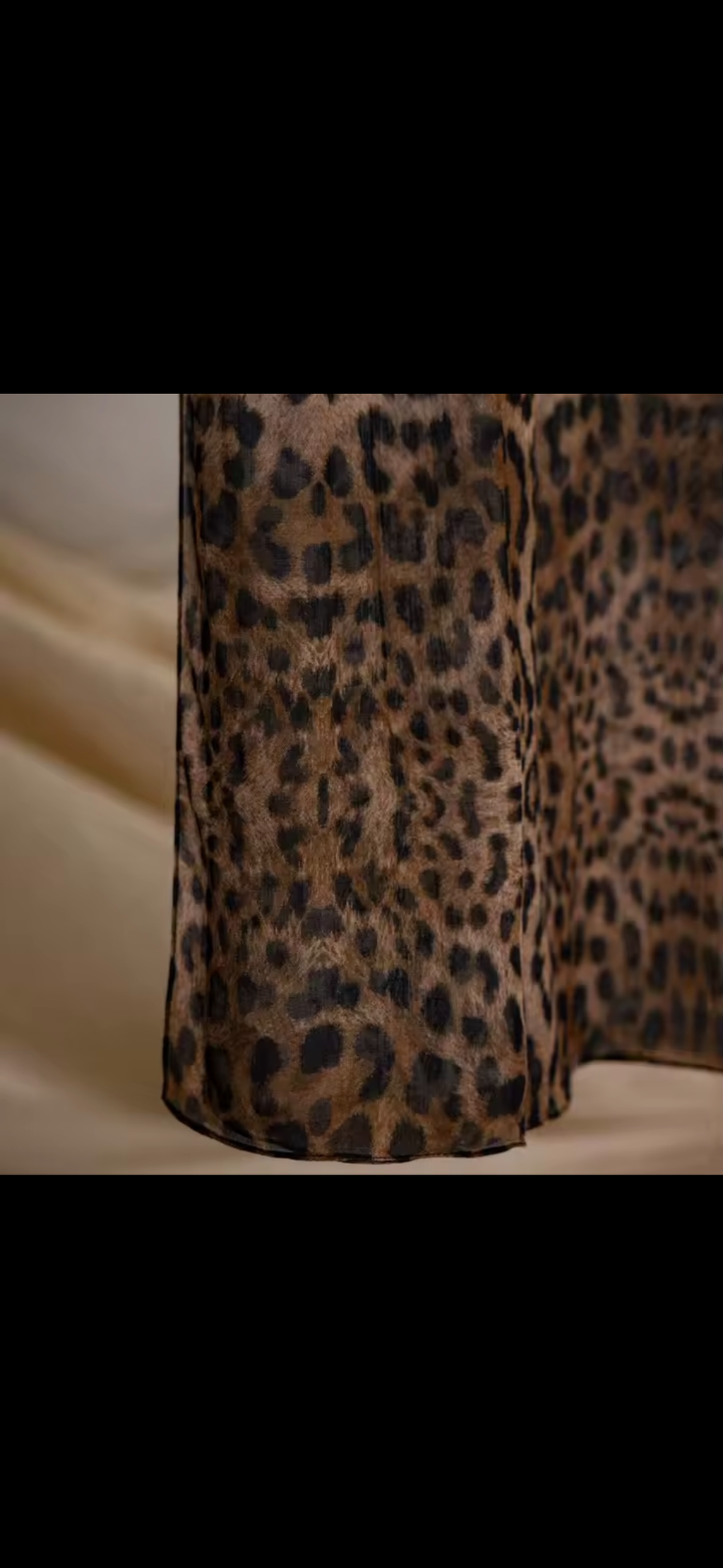Leopard Print Chiffon Hijab – Lightweight Everyday Wear
