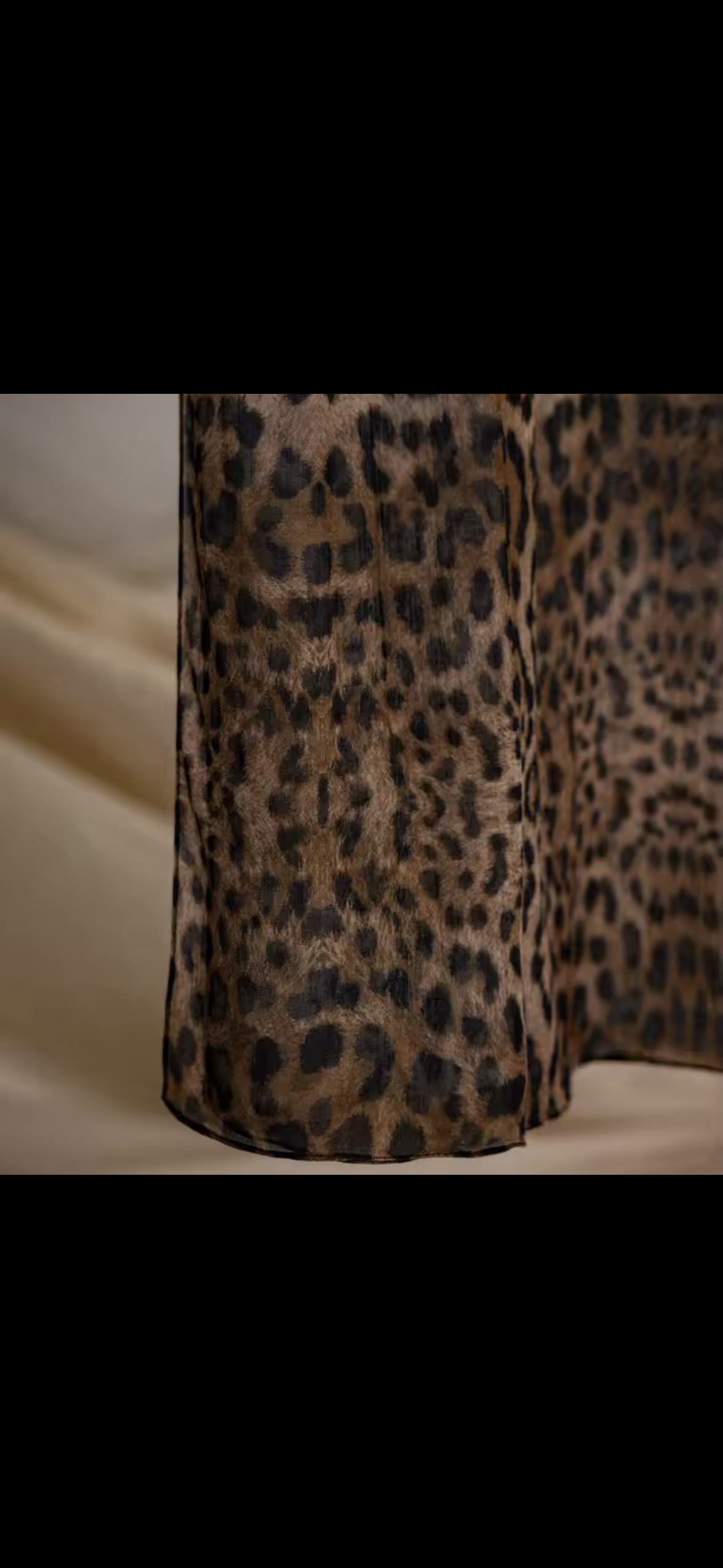 Leopard Print Chiffon Hijab – Lightweight Everyday Wear